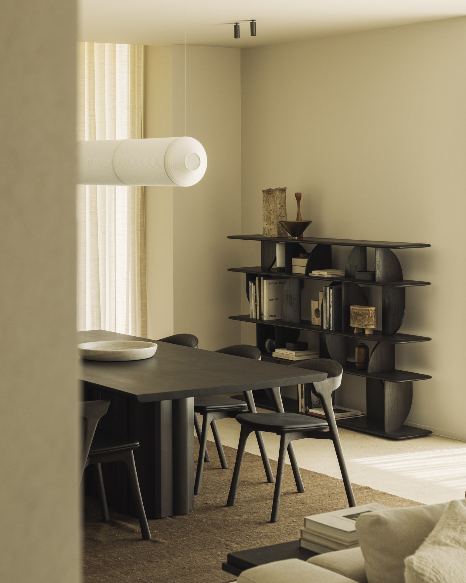 35155_Sequence_dining_table_Dark-Brown_51551_Bok_dining_chair_Brown_frame_Brown_leather_cushion_10496_Geometric_rack_Dark-Brown_2_WEB.jpg